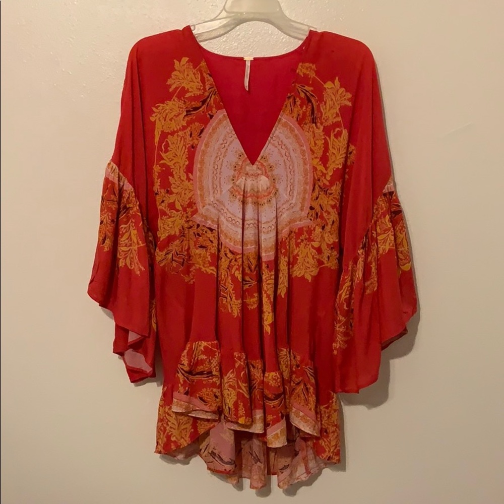 Free People, flowy, boho top
